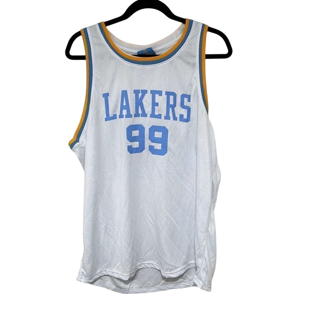 Lakers Men's White Minneapolis Los Angeles Lakers Basketball Jersey XL
